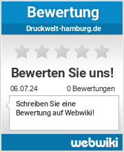 Bewertungen zu druckwelt-hamburg.de