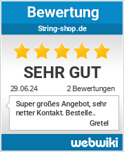 Bewertungen zu string-shop.de