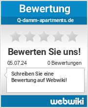 Bewertungen zu q-damm-apartments.de