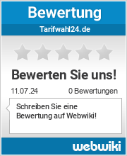 Bewertungen zu tarifwahl24.de