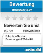Bewertungen zu designpapst.com