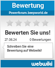 Bewertungen zu powerforum.beepworld.de