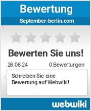 Bewertungen zu september-berlin.com
