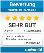 Bewertungen zu nightfall-sf11game.de.tl