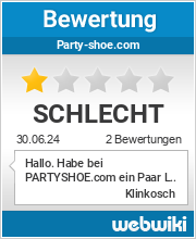 Bewertungen zu party-shoe.com