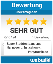 Bewertungen zu rock4magic.de
