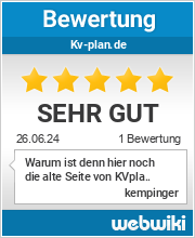 Bewertungen zu kv-plan.de
