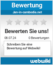 Bewertungen zu jan-in-cambodia.net
