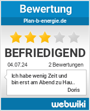 Bewertungen zu plan-b-energie.de