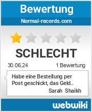Bewertungen zu normal-records.com