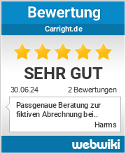 Bewertungen zu carright.de