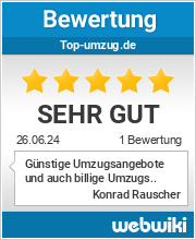 Bewertungen zu top-umzug.de