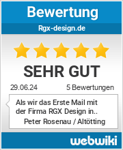 Bewertungen zu rgx-design.de