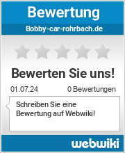 Bewertungen zu bobby-car-rohrbach.de