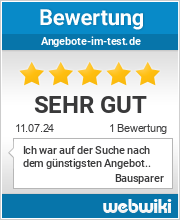 Bewertungen zu angebote-im-test.de