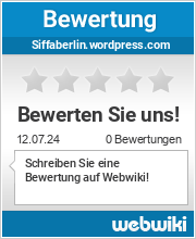 Bewertungen zu siffaberlin.wordpress.com
