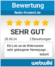 Bewertungen zu radio-firedevil.de