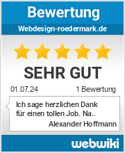 Bewertungen zu webdesign-roedermark.de