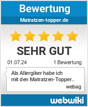 Bewertungen zu matratzen-topper.de