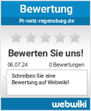 Bewertungen zu pr-netz-regensburg.de