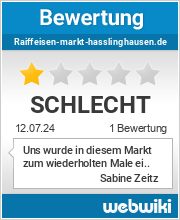 Bewertungen zu raiffeisen-markt-hasslinghausen.de