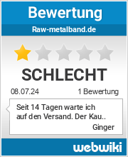 Bewertungen zu raw-metalband.de