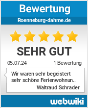 Bewertungen zu roenneburg-dahme.de