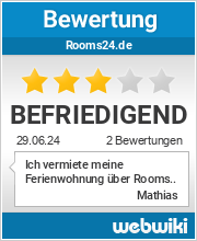 Bewertungen zu rooms24.de