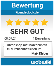 Bewertungen zu roundaclock.de