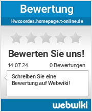 Bewertungen zu hwcoordes.homepage.t-online.de