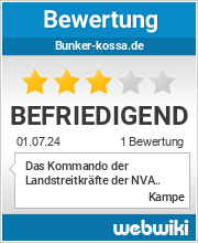 Bewertungen zu bunker-kossa.de