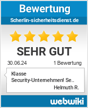Bewertungen zu scherlin-sicherheitsdienst.de