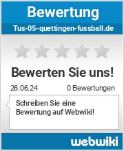 Bewertungen zu tus-05-quettingen-fussball.de