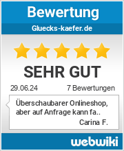 Bewertungen zu gluecks-kaefer.de