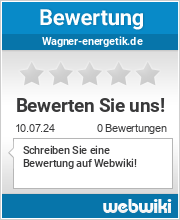 Bewertungen zu wagner-energetik.de