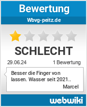 Bewertungen zu wbvg-peitz.de