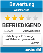 Bewertungen zu websmart.de