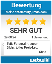 Bewertungen zu meine-fotofactory.jimdo.com