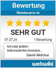 Bewertungen zu woodsource.ch