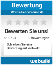 Bewertungen zu words-like-violence.de