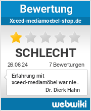 Bewertungen zu xceed-mediamoebel-shop.de