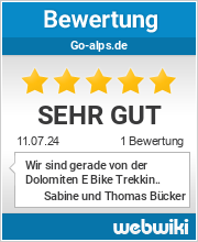 Bewertungen zu go-alps.de