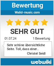 Bewertungen zu walid-music.com