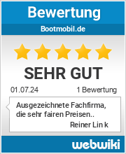 Bewertungen zu bootmobil.de