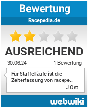 Bewertungen zu racepedia.de