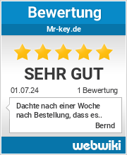 Bewertungen zu mr-key.de