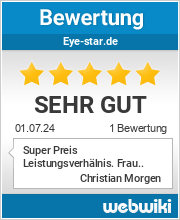 Bewertungen zu eye-star.de