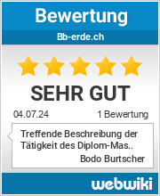 Bewertungen zu bb-erde.ch