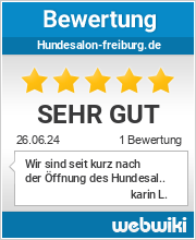 Bewertungen zu hundesalon-freiburg.de
