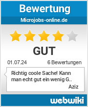 Bewertungen zu microjobs-online.de